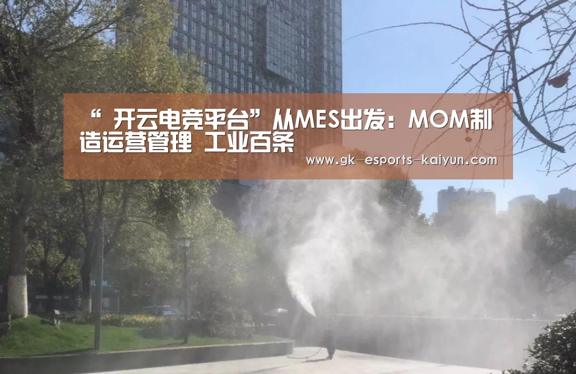 “ 开云电竞平台”从MES出发:MOM制造运营管理 工业百条(图3) kaiyun电竞
