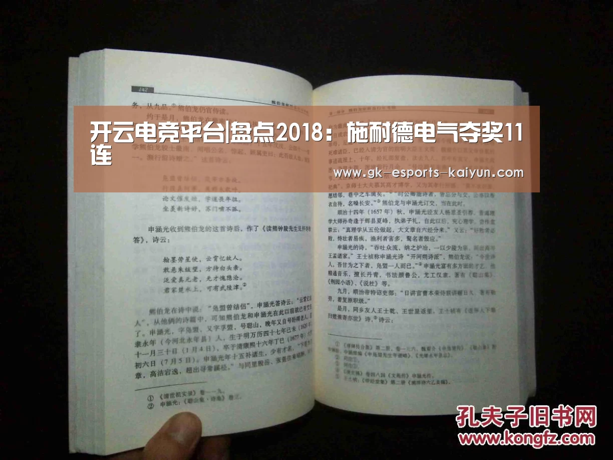 开云电竞平台|盘点2018:施耐德电气夺奖11连(图1) kaiyun电竞